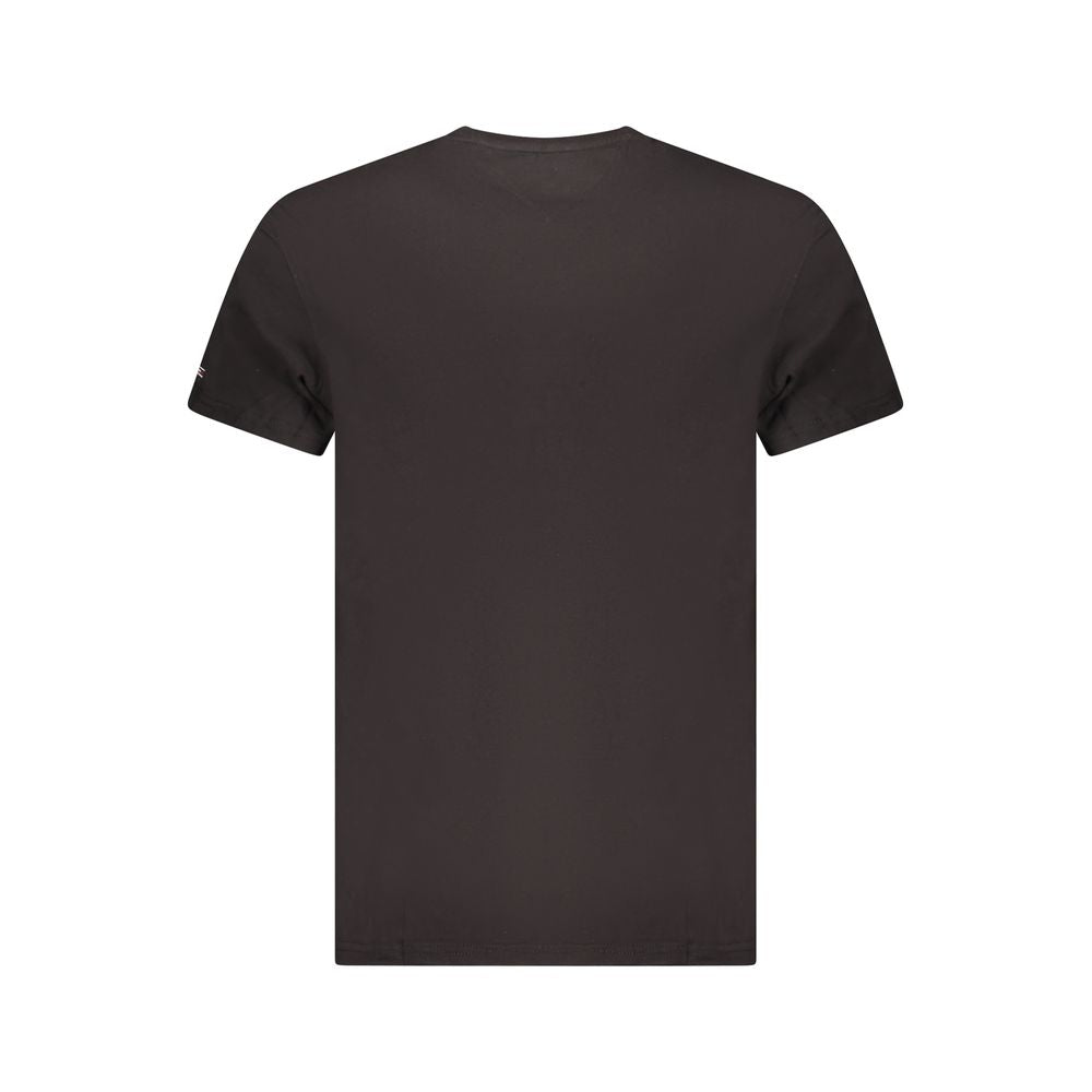 Tommy Hilfiger Black Cotton Men's T-Shirt
