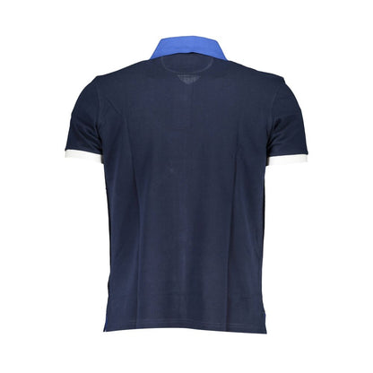 La Martina Blue Cotton Men's Polo Shirt