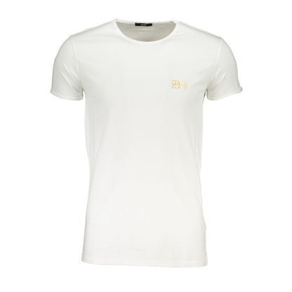 Cavalli Class White Cotton Men's T-Shirt