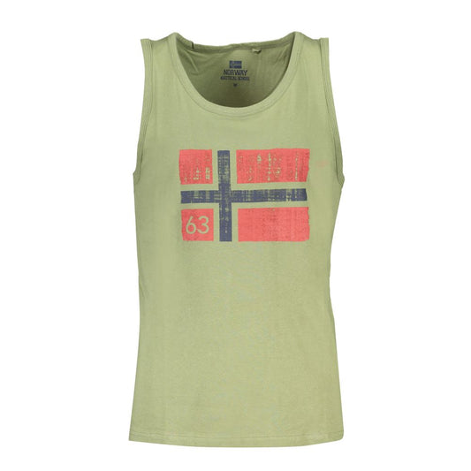 Norway 1963 Verde Cotton Men Tank Top