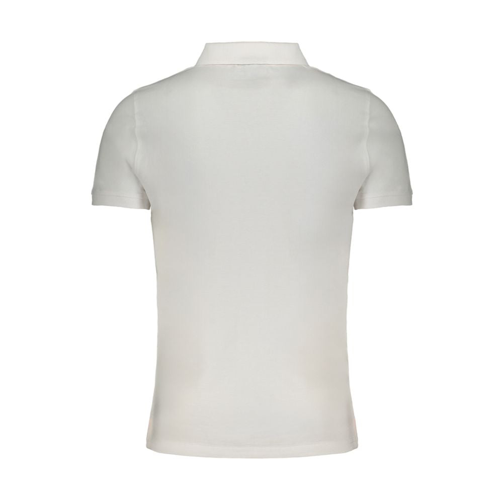 Norway 1963 White Cotton Men Polo Shirt