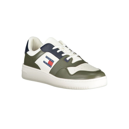 Tommy Hilfiger Green Polyester Athletic Sneakers