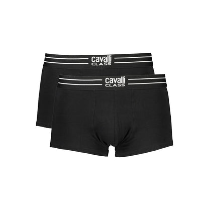Cavalli Class Black Cotton Boxers