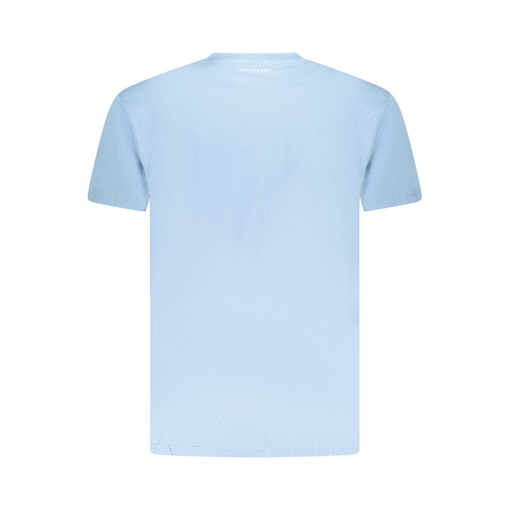 Trussardi Azzurro Cotton Men T-Shirt