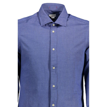 U.S. POLO ASSN. Blue Cotton Men's Shirt