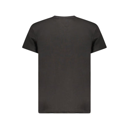 Tommy Hilfiger Black Cotton Men's T-Shirt
