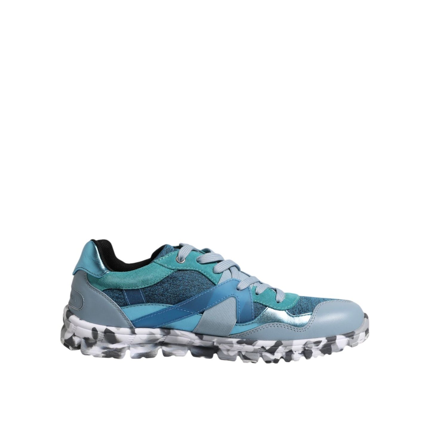 Dolce & Gabbana Multicolor Lace Up Low Top Men Sneakers Shoes