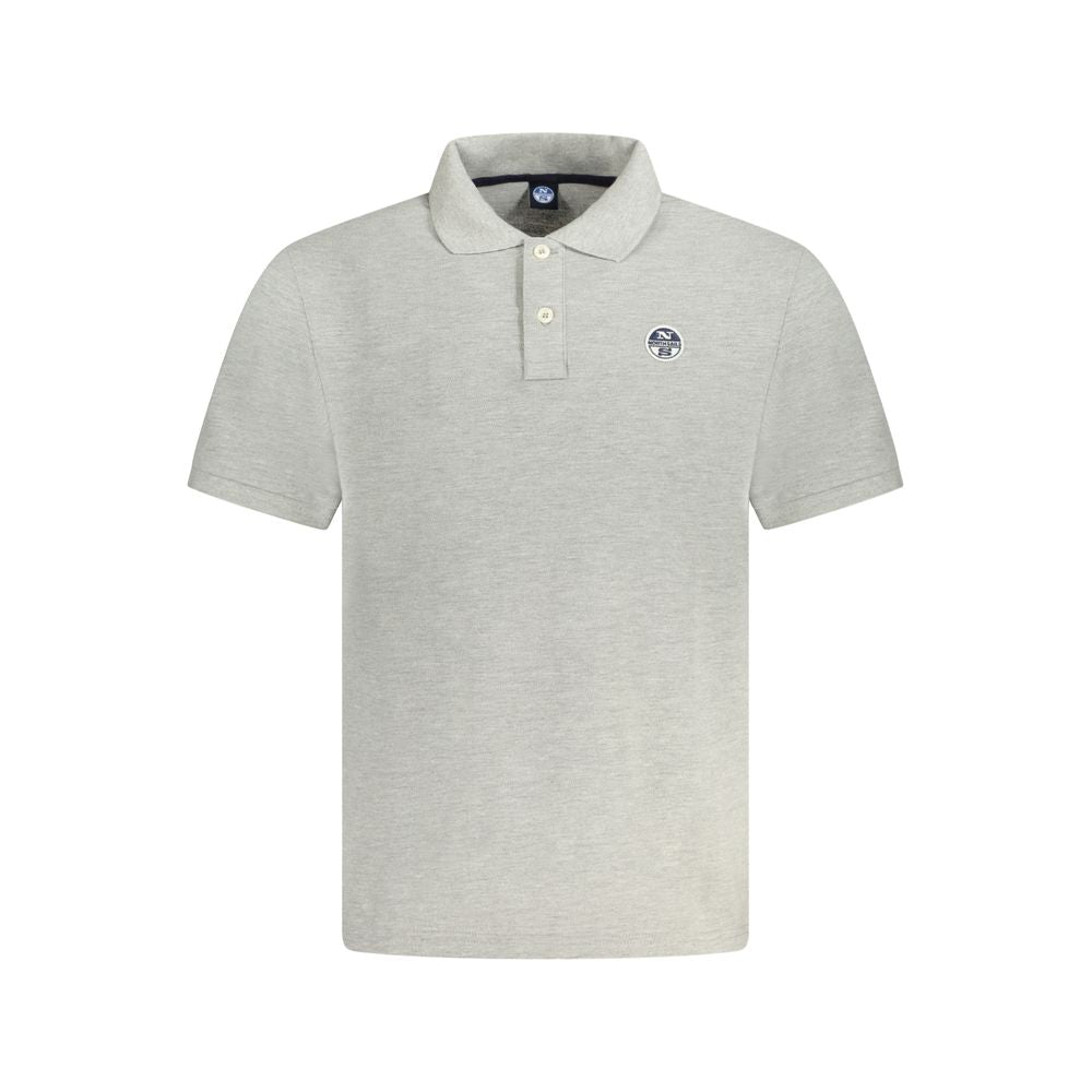 North Sails Grigio Cotton Men Polo