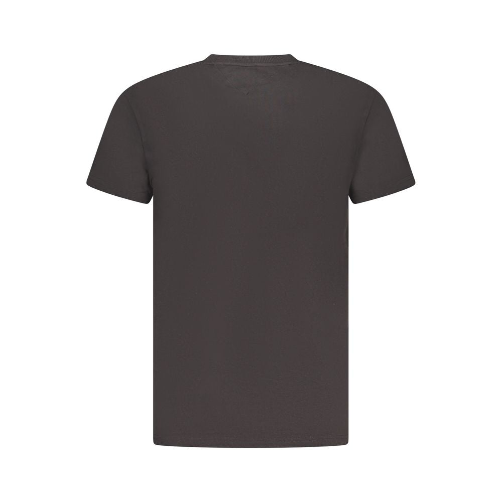 Tommy Hilfiger Black Cotton Men's T-Shirt