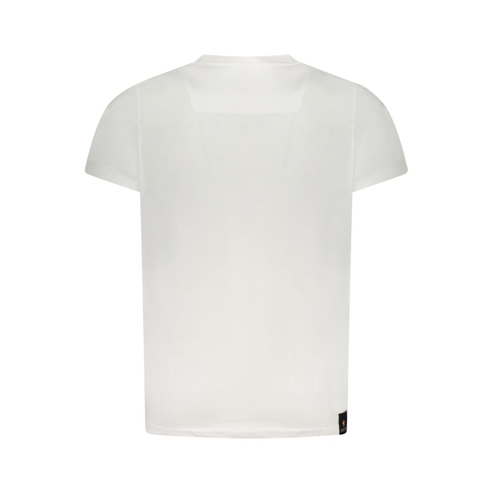 Accademia Militare White Cotton Men T-Shirt Accademia Militare