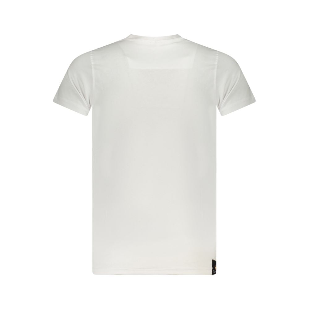 Accademia Militare Bianco Cotton Men T-Shirt Accademia Militare