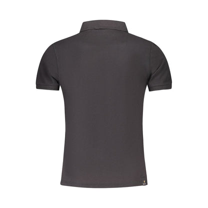 Accademia Militare Black Cotton Men Polo