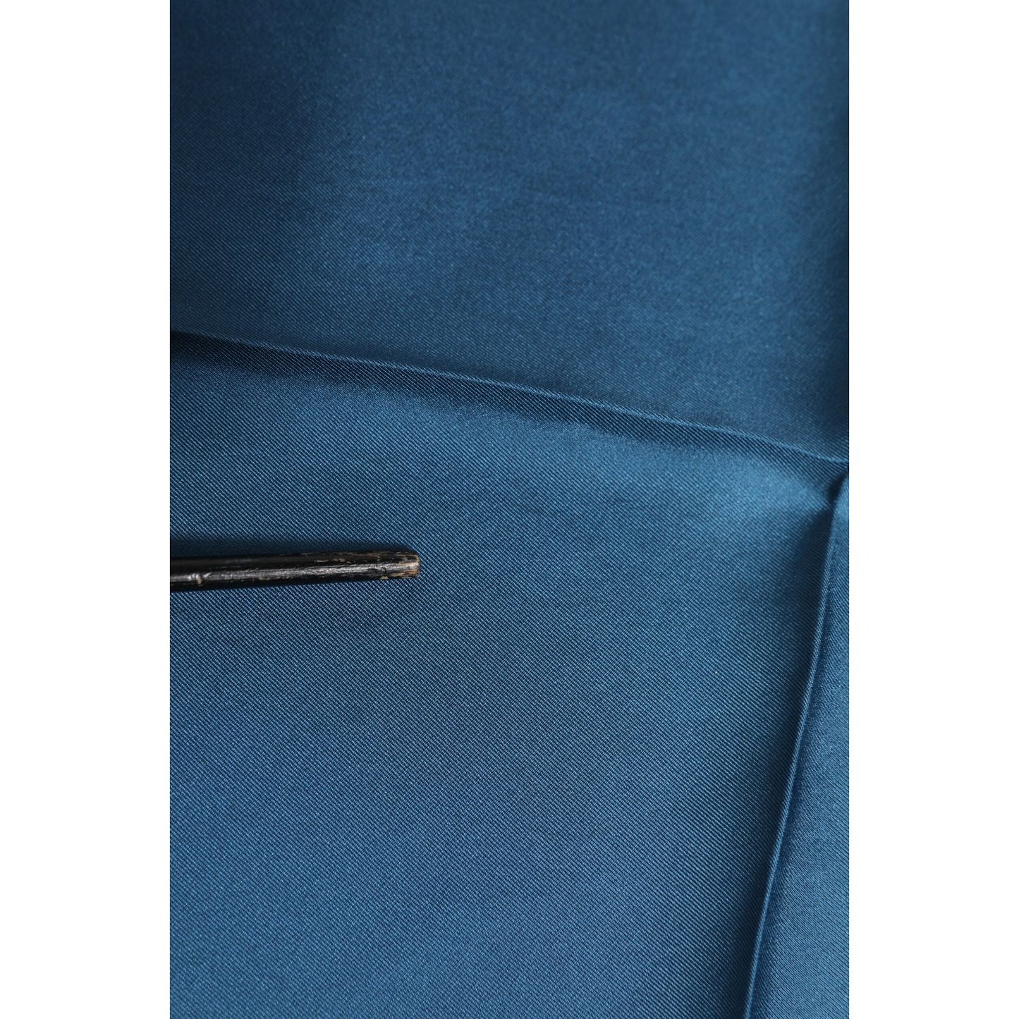 Dolce & Gabbana Blue DG Crown Silk Square Men Foulard Scarf Dolce & Gabbana