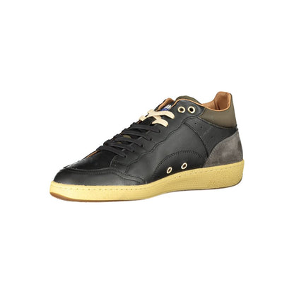 Blauer Black Polyester Athletic Sneakers