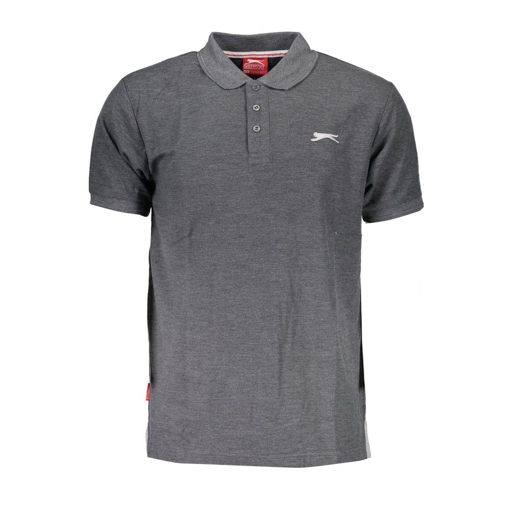 Slazenger Grigio Polyester Men Polo