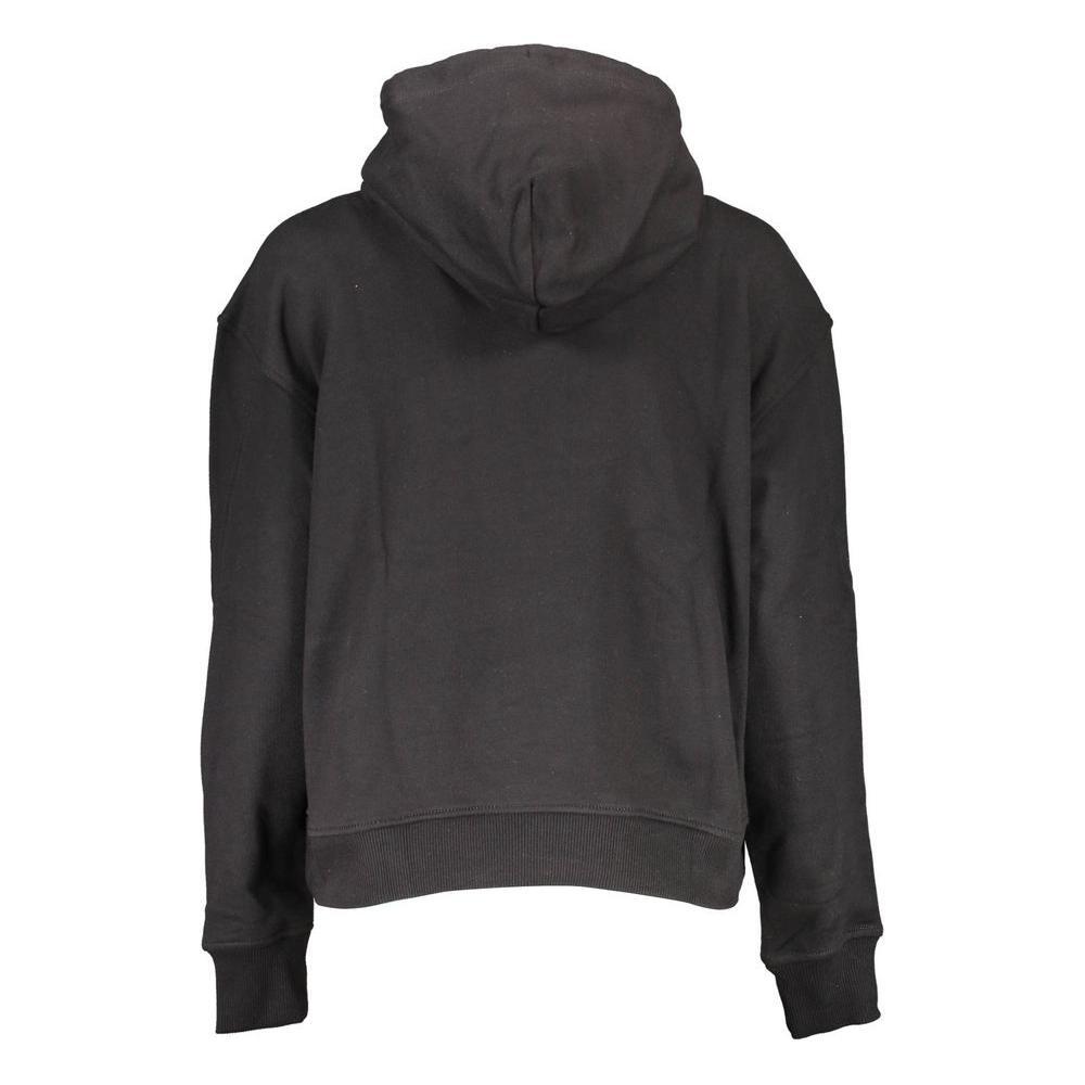 Calvin Klein Black Cotton Women Sweatshirt