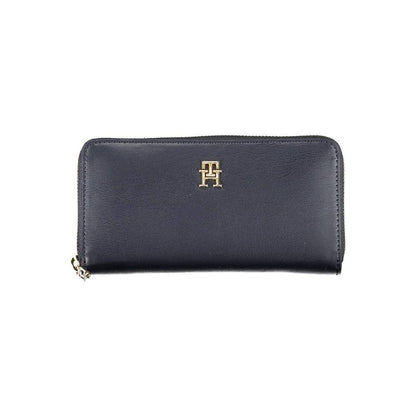 Tommy Hilfiger Blue Polyurethane Women Wallet