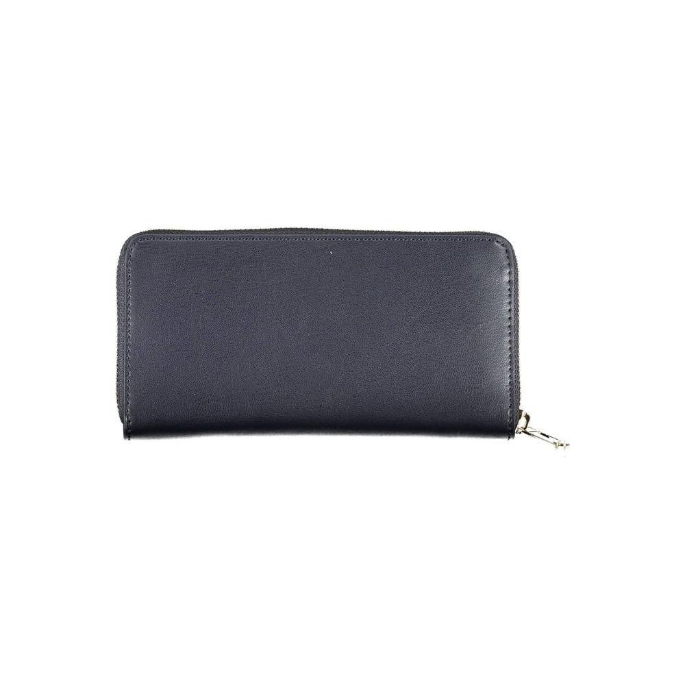 Tommy Hilfiger Blue Polyurethane Women Wallet
