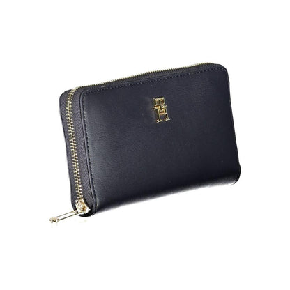 Tommy Hilfiger Blue Polyurethane Women Wallet