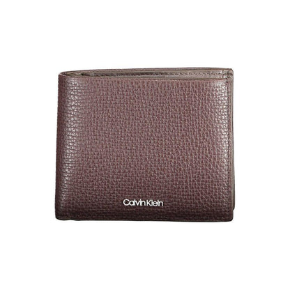 Calvin Klein Marrone Leather Men Wallet