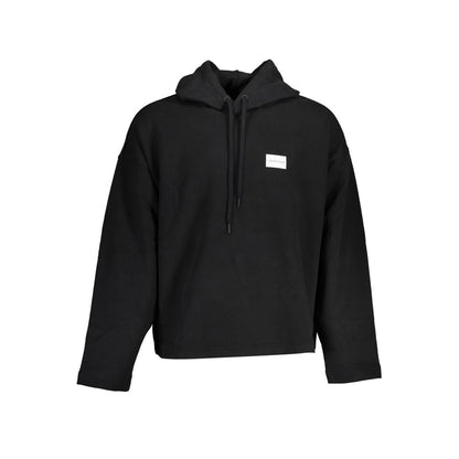 Calvin Klein Black Cotton Men Sweatshirt Calvin Klein