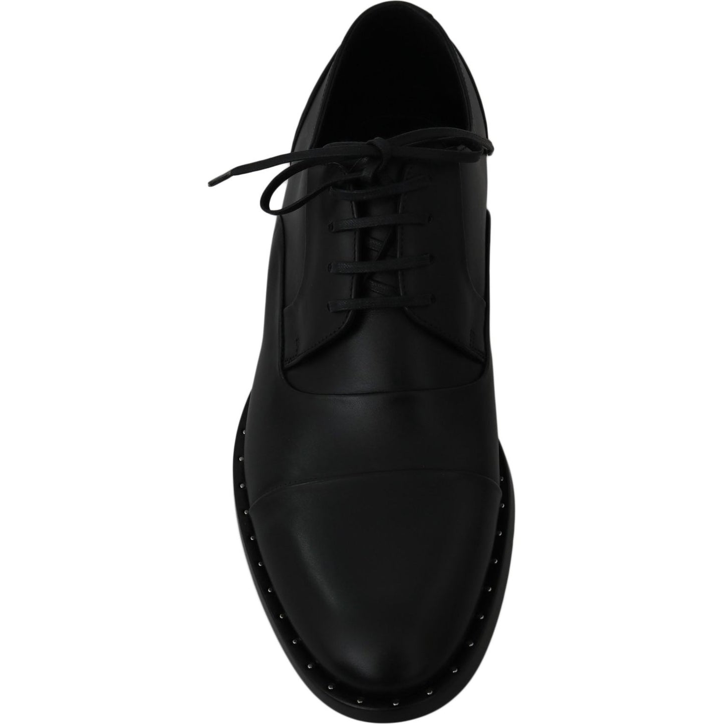 Sleek Black Leather Formal Dress Shoes