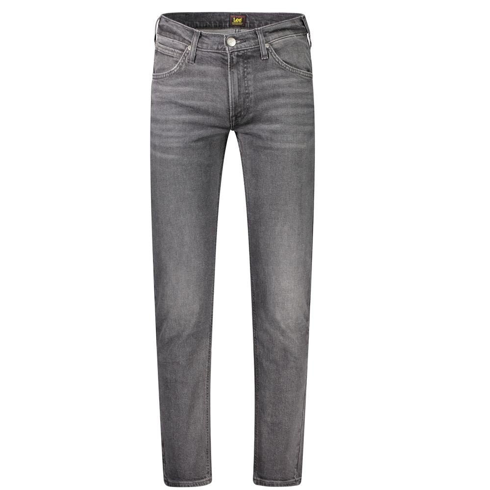 Lee Black Cotton Straight-Leg Jeans