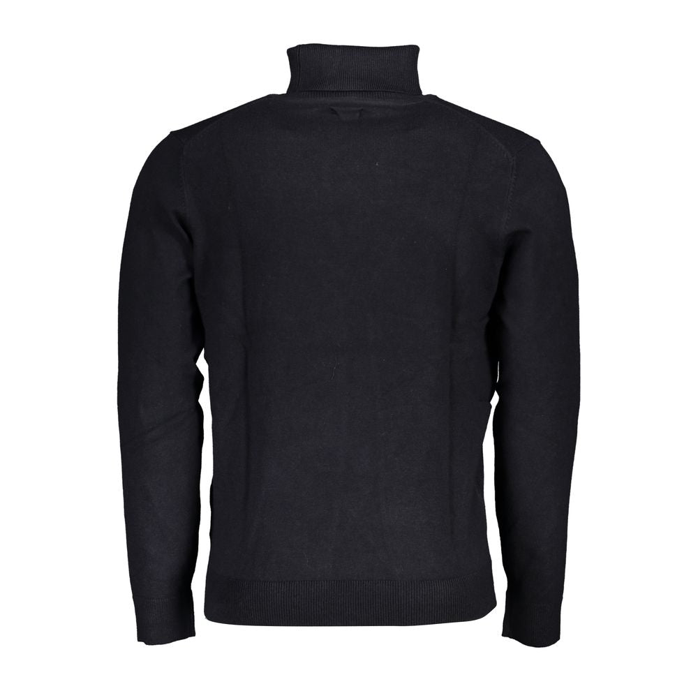 Norway 1963 Blue Fabric Turtleneck