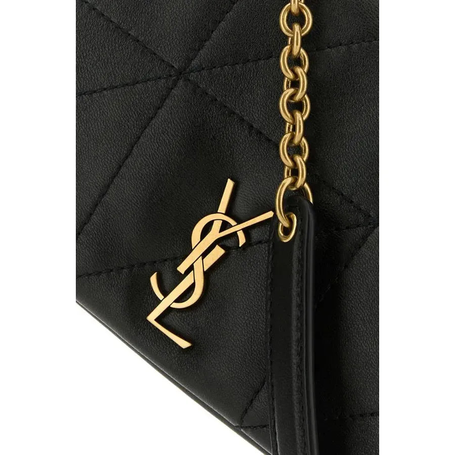 Saint Laurent Black Nappa Leather Mini Jamie Shoulder bag black-nappa-leather-mini-jamie-shoulder-bag
