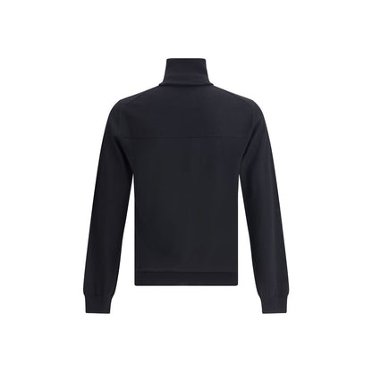 Jil Sander Black Fleece Wool Sweatshirt