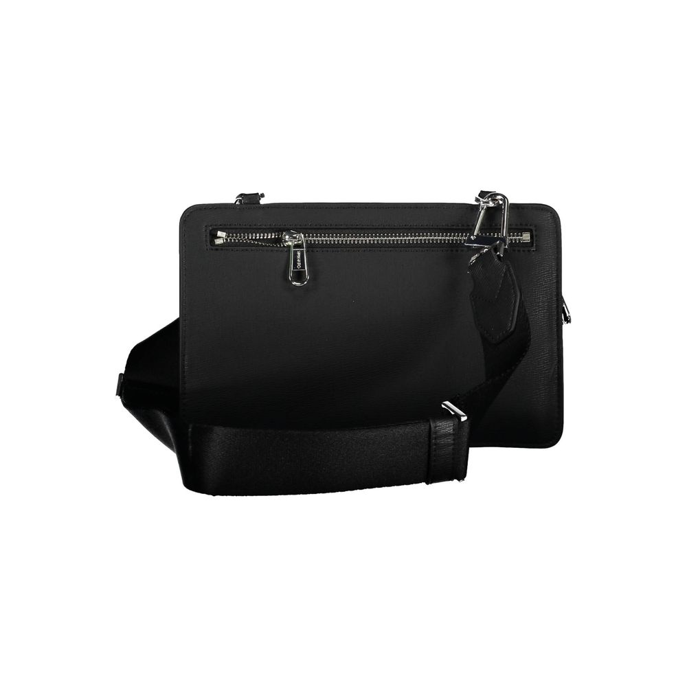 Calvin Klein Black Polyester Men's Shoulder Bag Calvin Klein