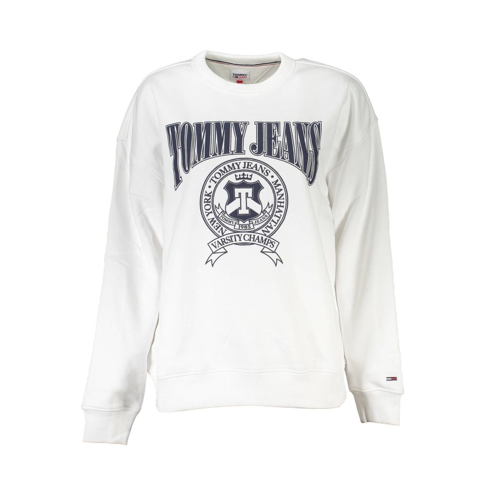 Tommy Hilfiger Bianco Cotton Women's Sweatshirt