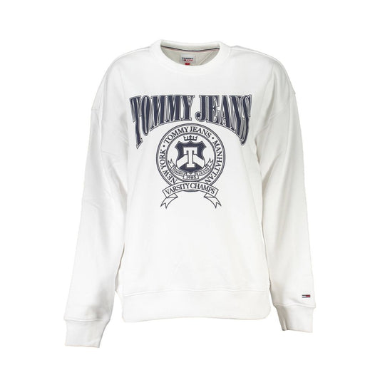Tommy Hilfiger Bianco Cotton Women's Sweatshirt
