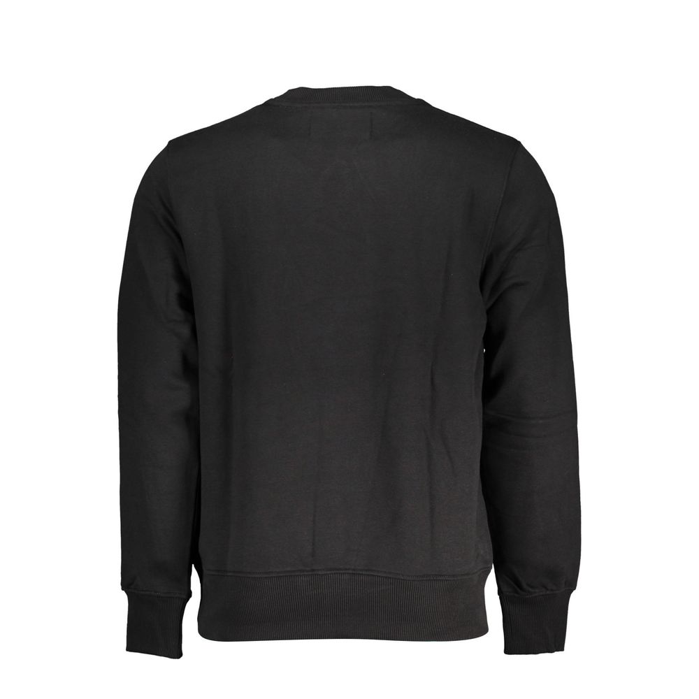 Calvin Klein Nero Cotton Men Sweatshirt 1728,67403481248,Black,Calvin Klein,Clothing,Men,New with tags,Sweaters - Clothing,Sweatshirts - Sweaters - Clothing,XL,XXL