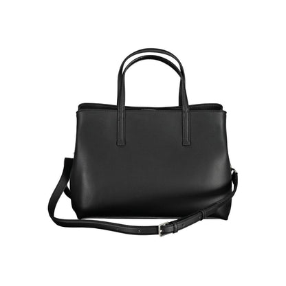 Calvin Klein Black Polyurethane Women Handbag