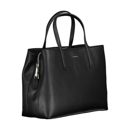 Calvin Klein Black Polyurethane Women Handbag