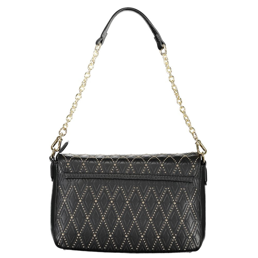 Mario Valentino Black Polyurethane Women Handbag
