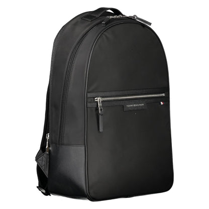 Tommy Hilfiger Black Polyester Backpack