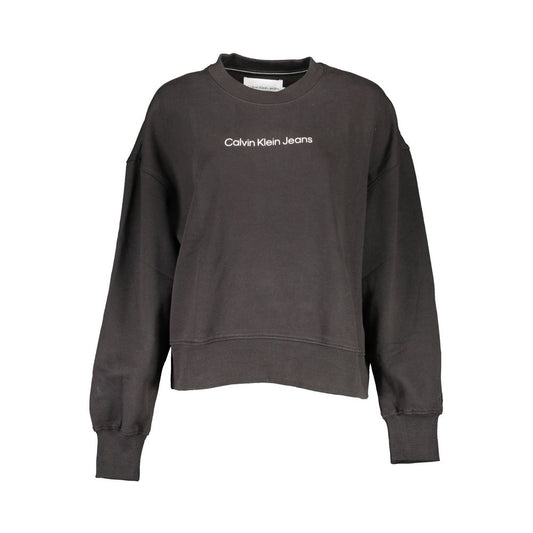 Calvin Klein Black Cotton Sweatshirt