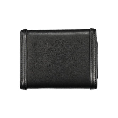 Tommy Hilfiger Black Polyurethane Women Wallet