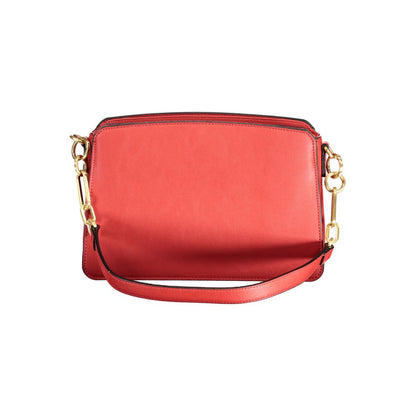 Mario Valentino Red Polyethylene Handbag