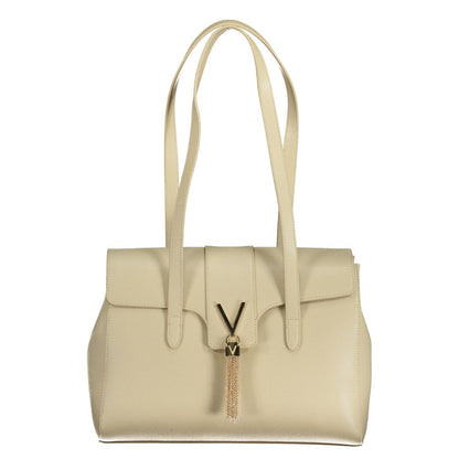 Mario Valentino Beige Polyurethane Women Handbag