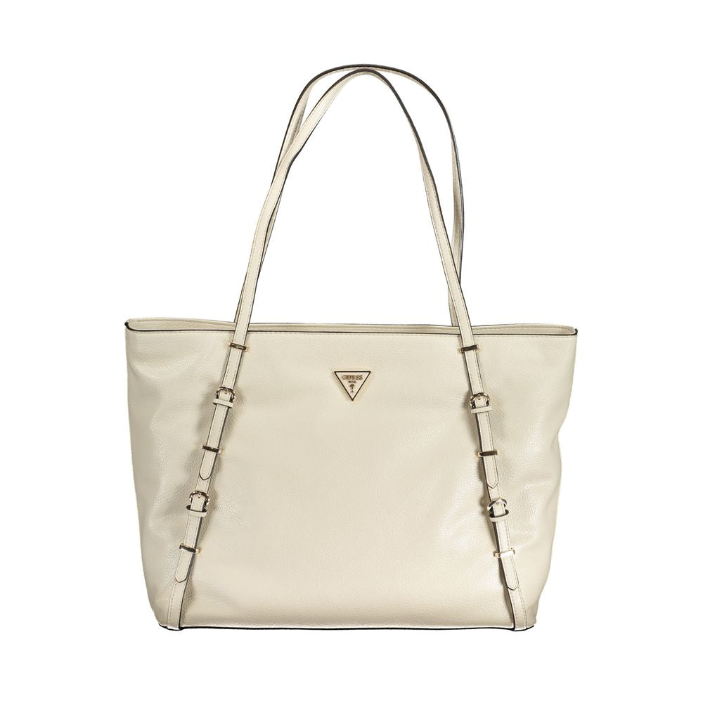 Guess Jeans Beige Polyethylene Handbag Guess Jeans