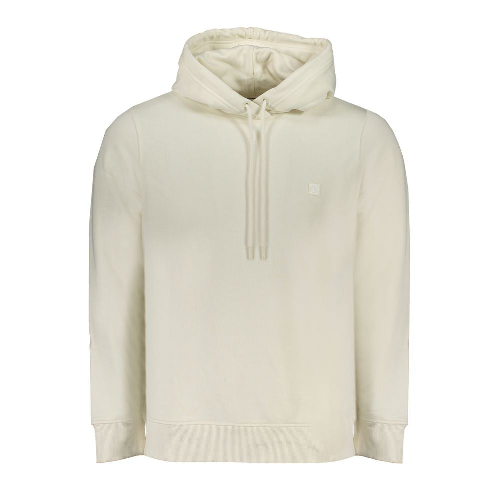 Calvin Klein White Cotton Sweatshirt Calvin Klein