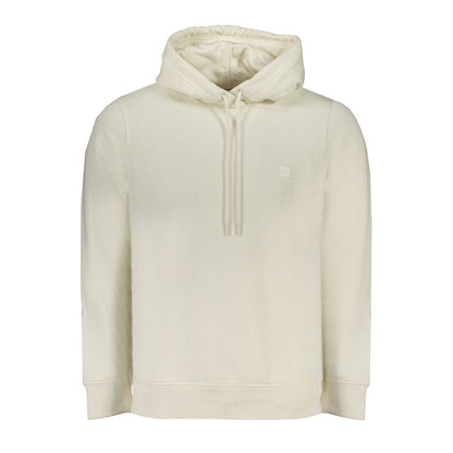 Calvin Klein White Cotton Sweatshirt Calvin Klein