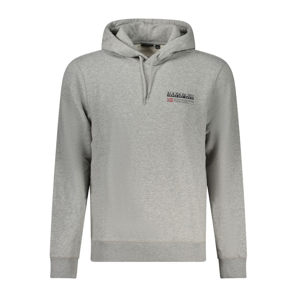 Napapijri Gray Cotton Sweatshirt Napapijri