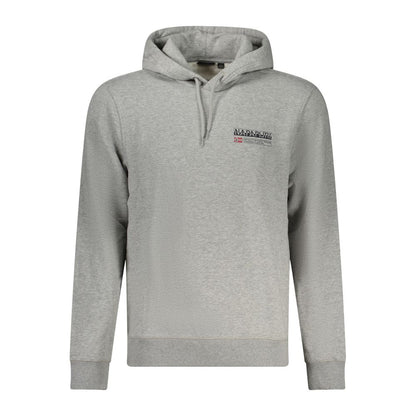 Napapijri Gray Cotton Sweatshirt Napapijri