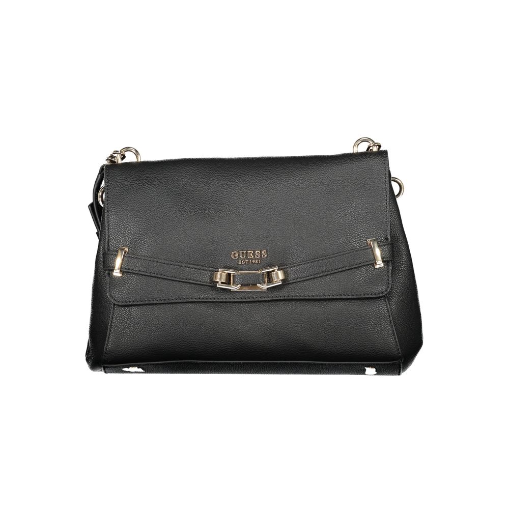 Guess Jeans Black Polyurethane Women's Handbag 1728,67403481248,Bags,Black,Guess Jeans,Handbags - Bags,New with tags,Women
