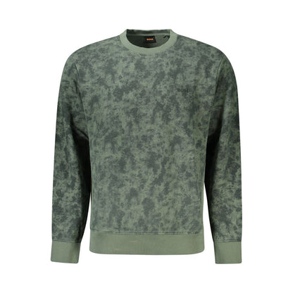 Hugo Boss Verde Cotton Men Sweatshirt