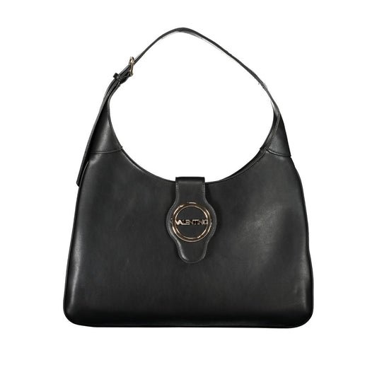 Mario Valentino Black Polyurethane Women Handbag